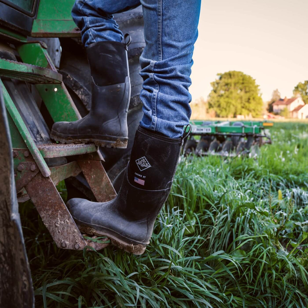 Chore Classic USA Men's Steel Toe Work Boot - Black | Muck Boot Company