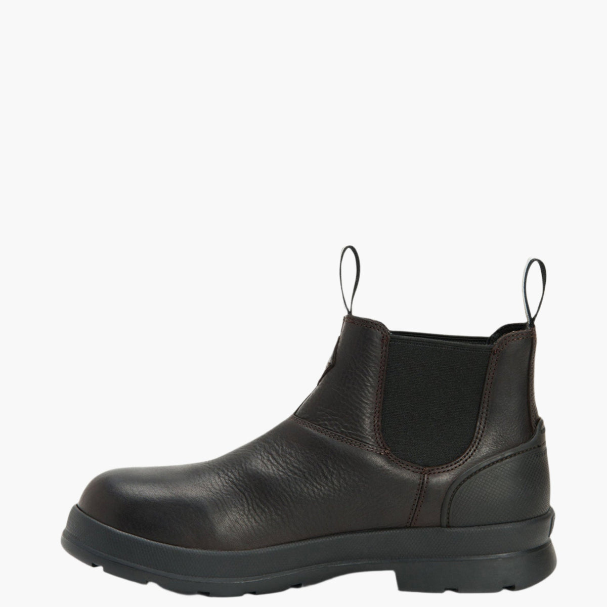 Men's Chore Farm Leather Chelsea Boot - Black Coffee | Muck Boot Company