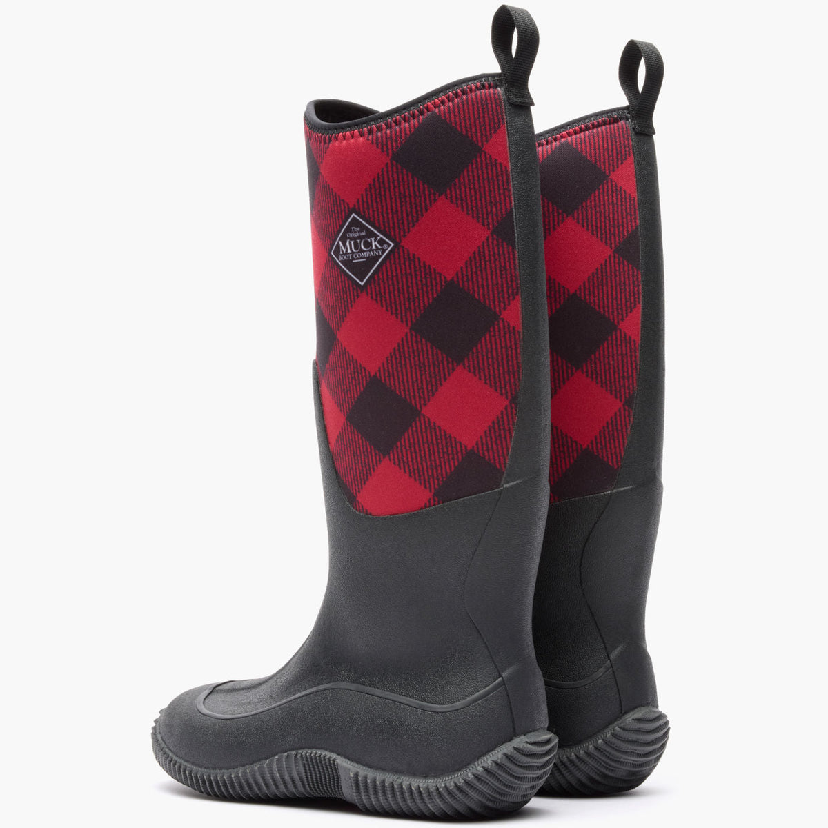Women's Hale Tall Boot - Red Black Checkers | Muck Boot Company