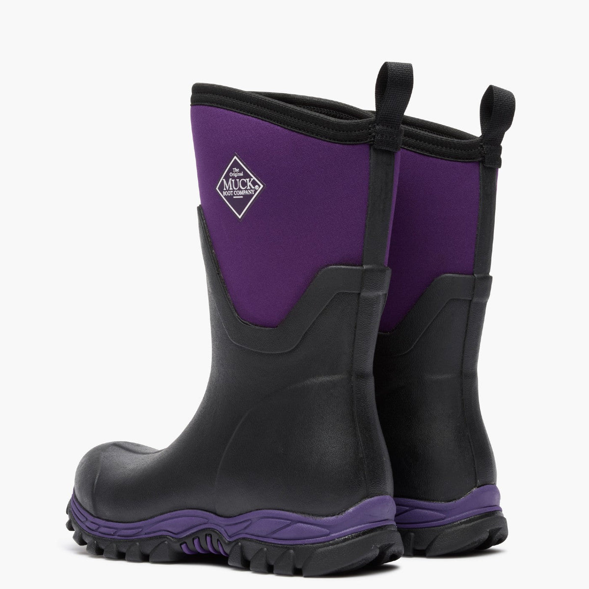 Women's Arctic Sport II Mid Boot - Black/Purple Acai | Muck Boot Company