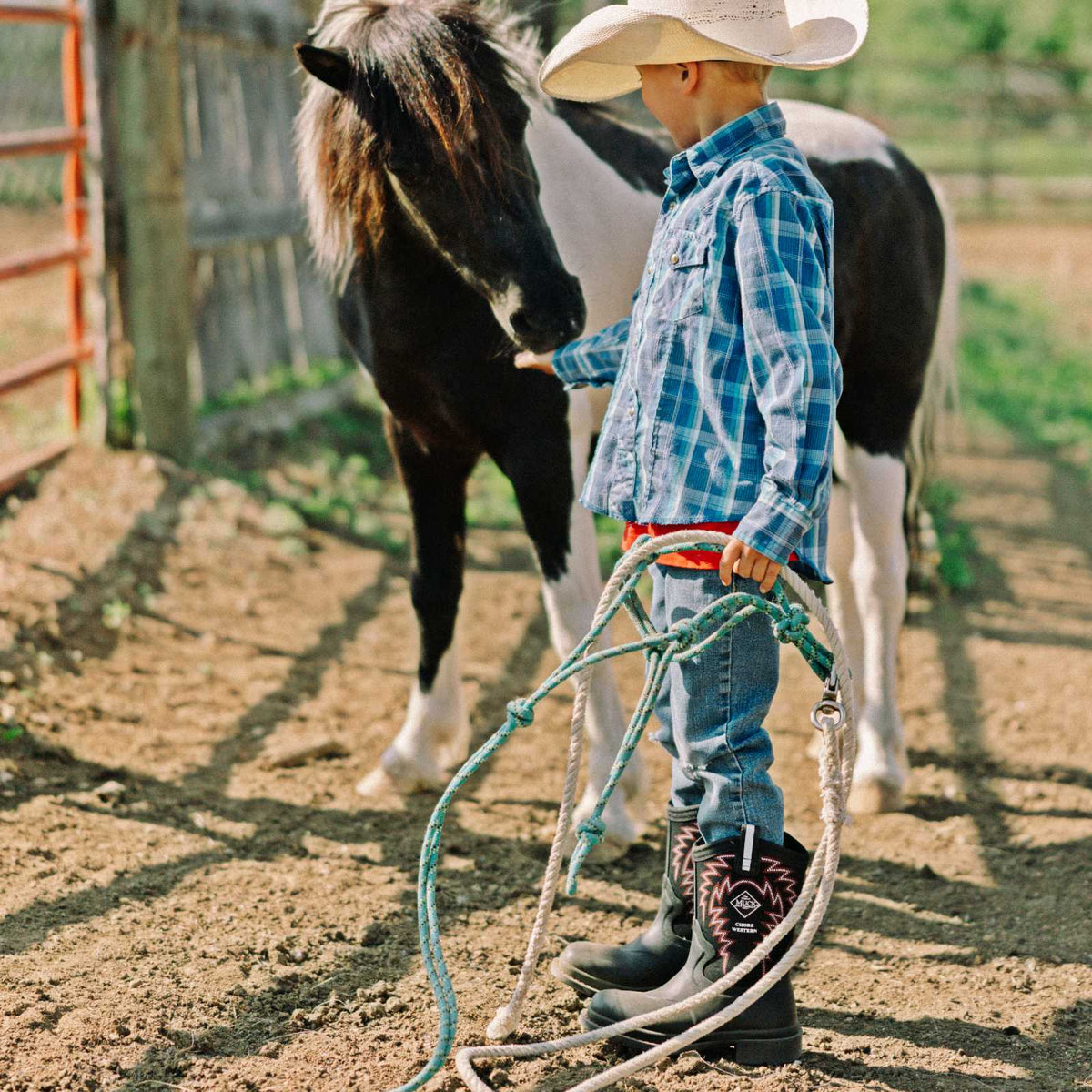 Big Kids' Chore Western Boot - Black | Muck Boot Company