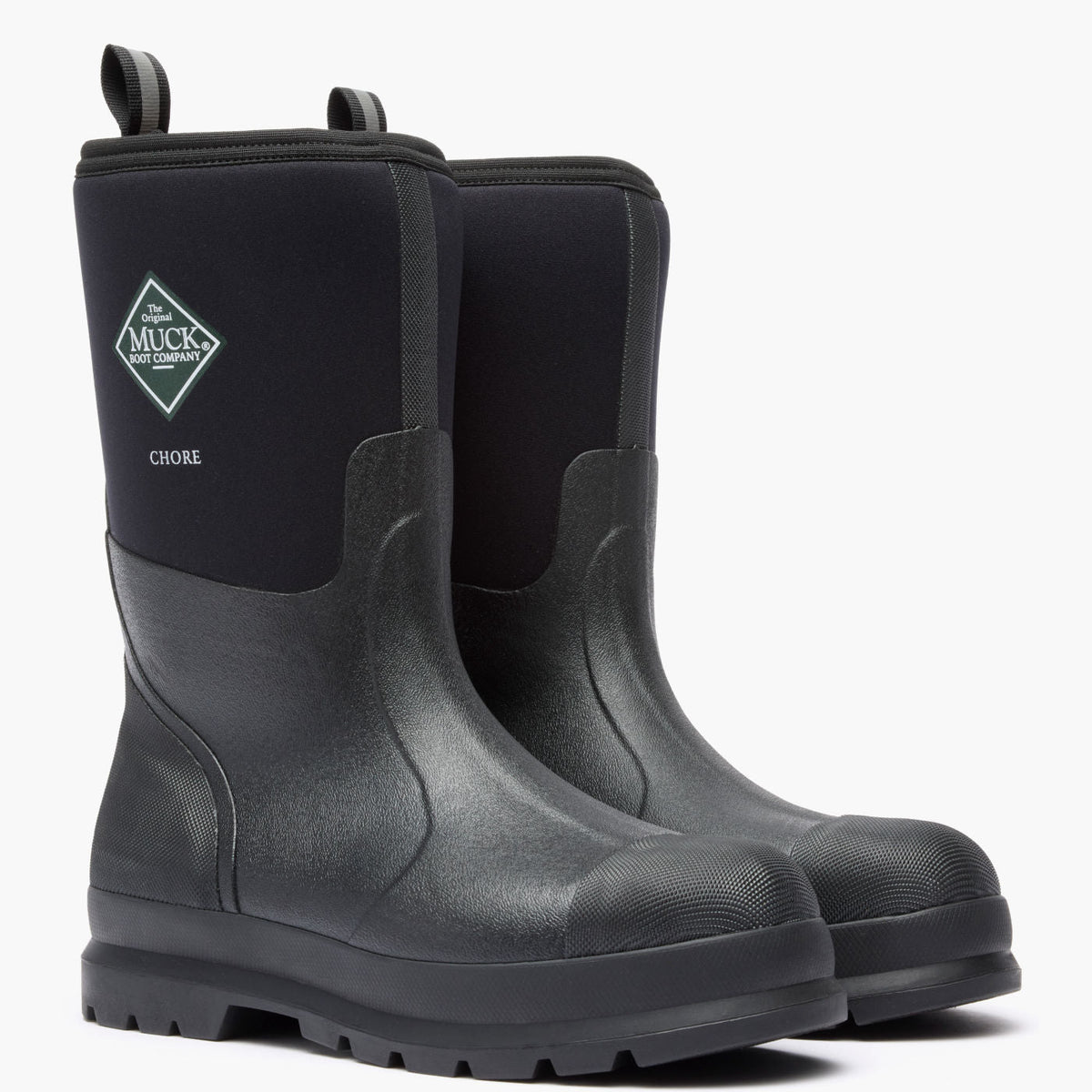 Men's Chore Classic Mid Work Boot - Black | Muck Boot Company