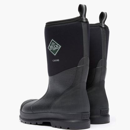 Men's Chore Classic Mid Work Boot - Black | Muck Boot Company