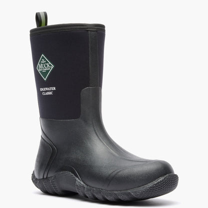 Men's Edgewater Classic Mid Boot - Black | Muck Boot Company