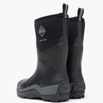 Men's Arctic Sport Mid Boot - Black | Muck Boot Company