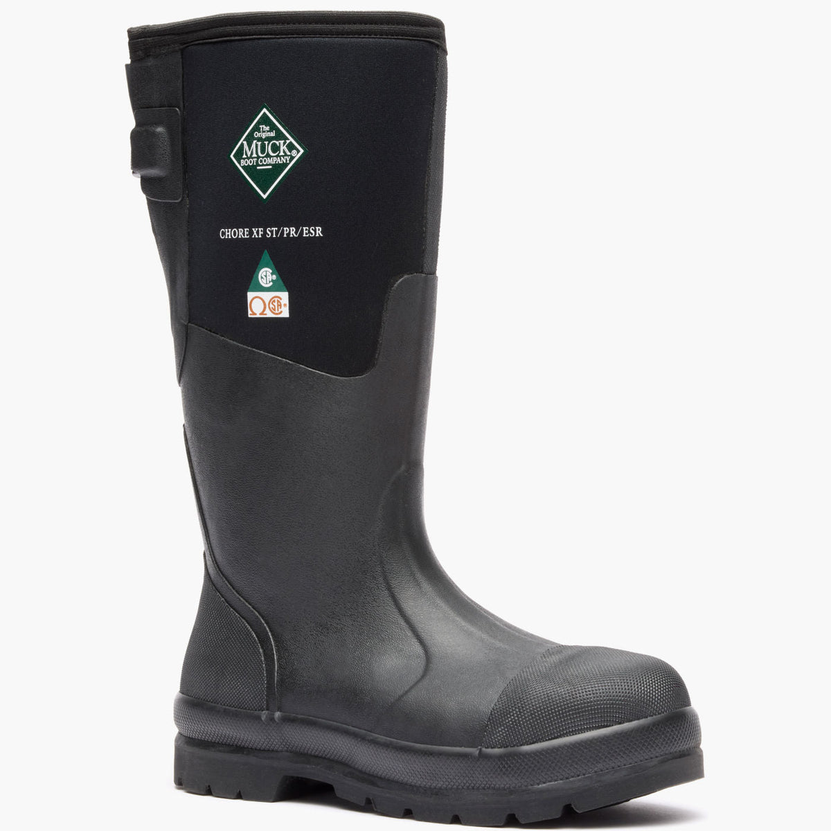 Chore Classic Men's Steel Toe XF (Wide Calf) - Black | Muck Boot Company