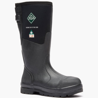 Chore Classic Men's Steel Toe XF (Wide Calf) - Black | Muck Boot Company