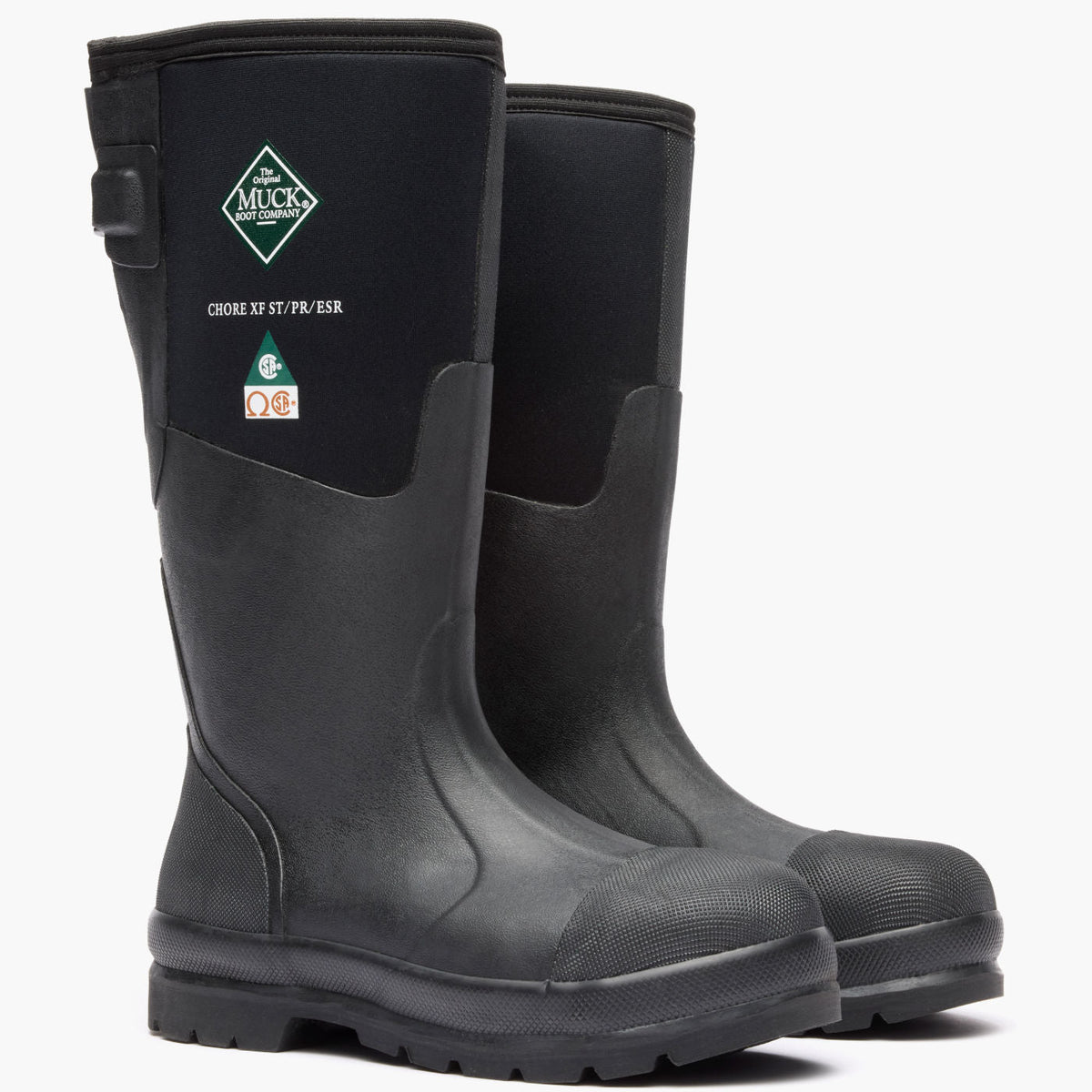 Chore Classic Men's Steel Toe XF (Wide Calf) - Black | Muck Boot Company