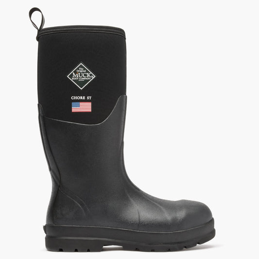 Chore Classic USA Men's Steel Toe Work Boot - Black | Muck Boot Company