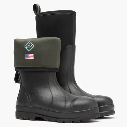 Chore Classic USA Men's Steel Toe Work Boot - Black | Muck Boot Company