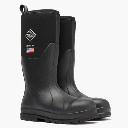 Chore Classic USA Men's Steel Toe Work Boot - Black | Muck Boot Company