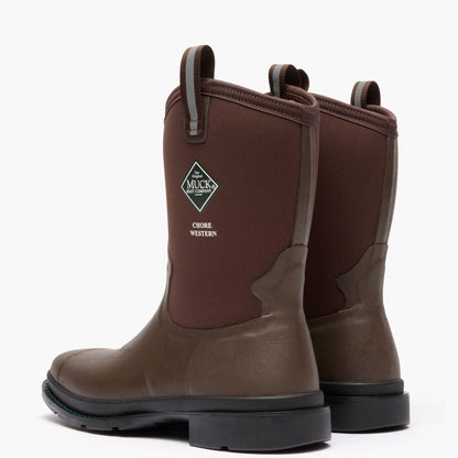 Men's Chore Mid Western Work Boot - Brown | Muck Boot Company