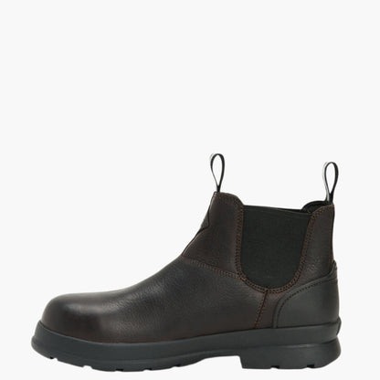 Men's Chore Farm Leather Comp Toe Chelsea Boot - Black Coffee | Muck Boot Company