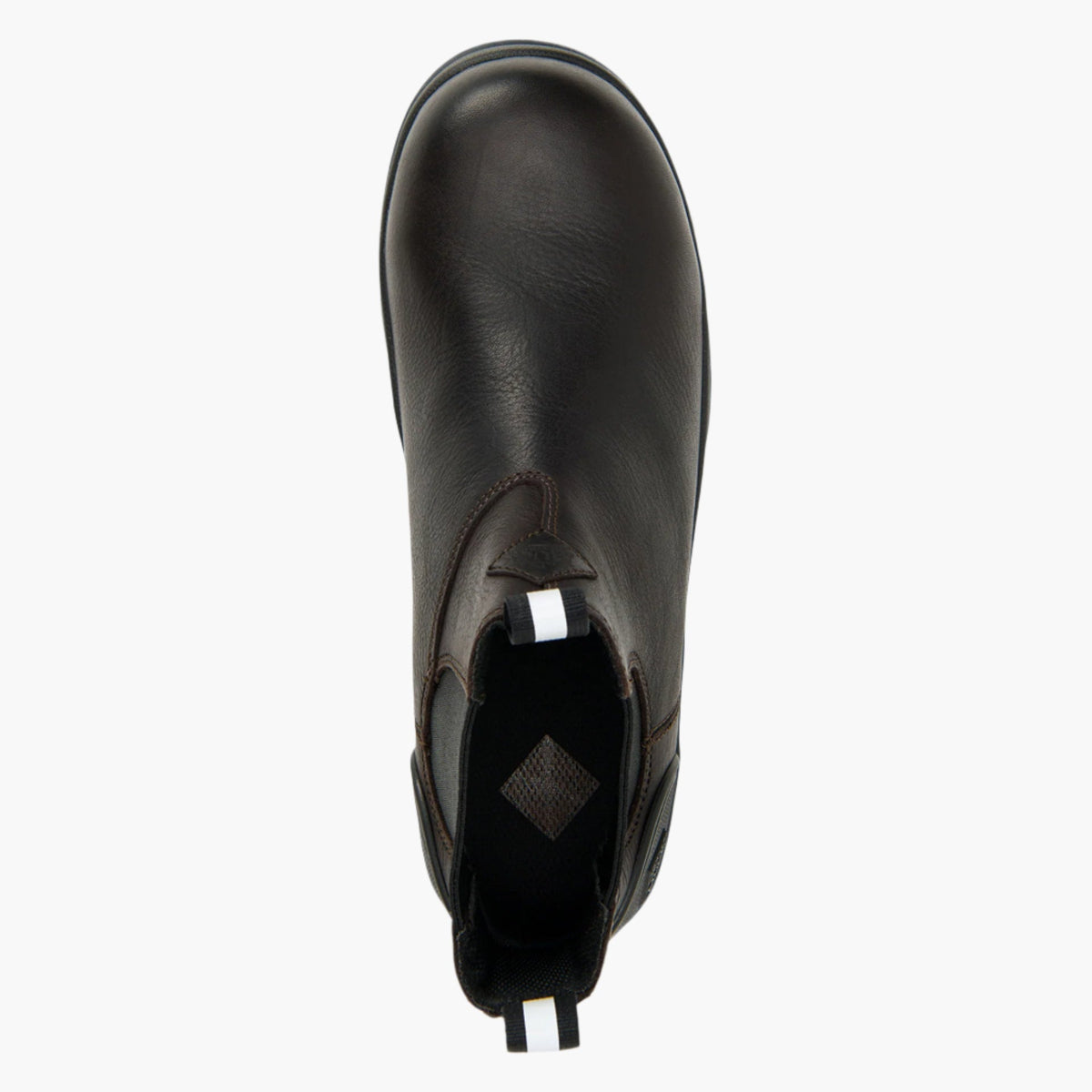 Men's Chore Farm Leather Comp Toe Chelsea Boot - Black Coffee | Muck Boot Company