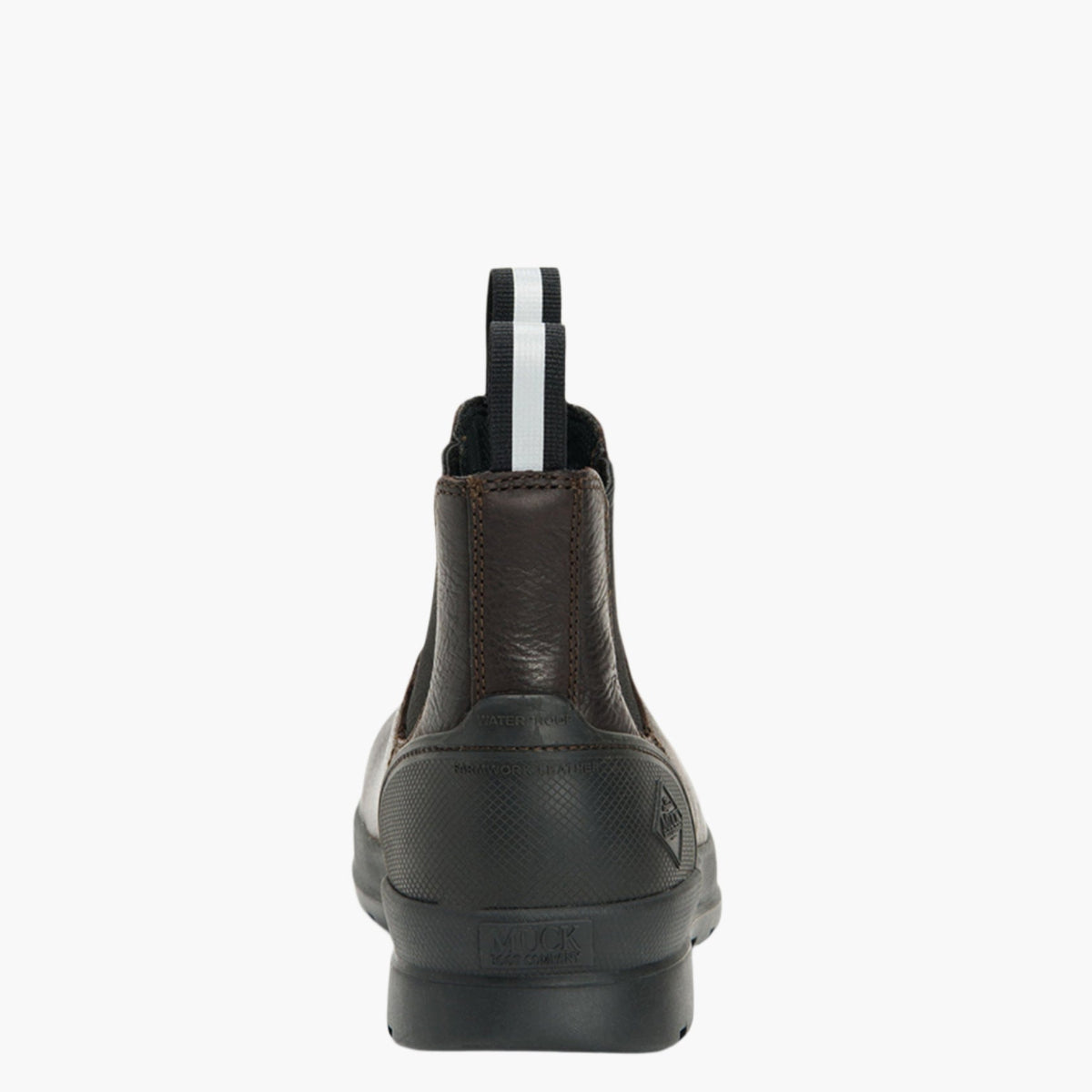 Men's Chore Farm Leather Comp Toe Chelsea Boot - Black Coffee | Muck Boot Company