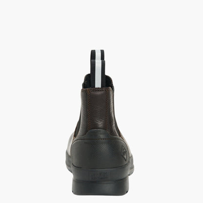 Men's Chore Farm Leather Comp Toe Chelsea Boot - Black Coffee | Muck Boot Company