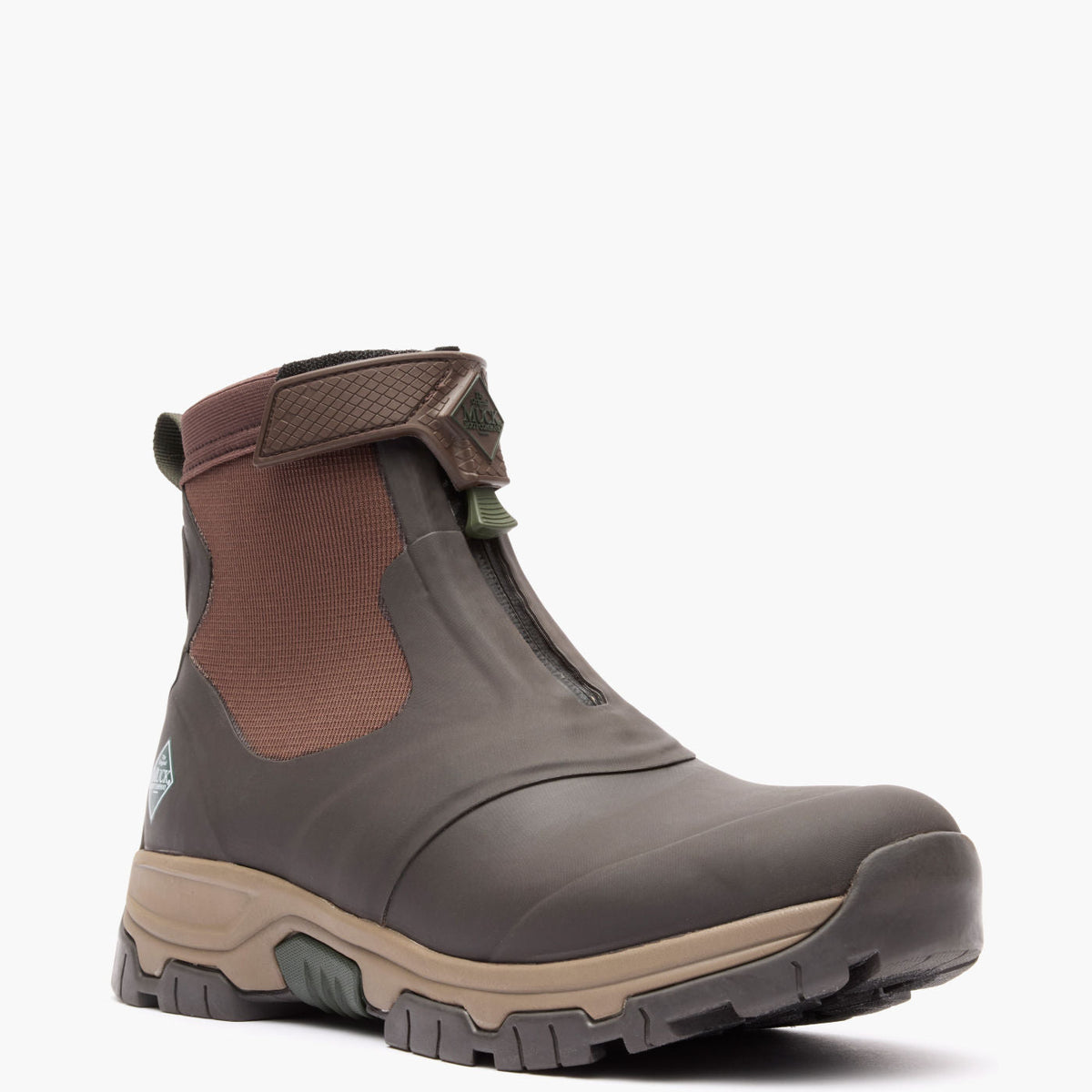 Men's Apex Mid Zip Ankle Boot - Brown | Muck Boot Company