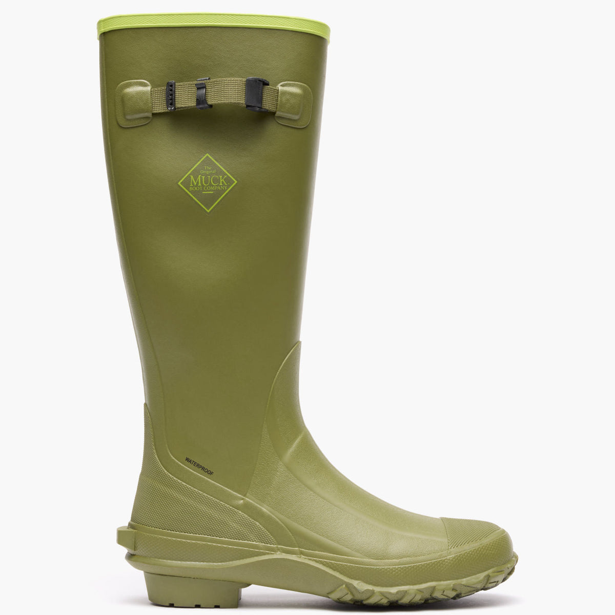 Men's Harvester Tall Rubber Boot - Olive/Lime | Muck Boot Company