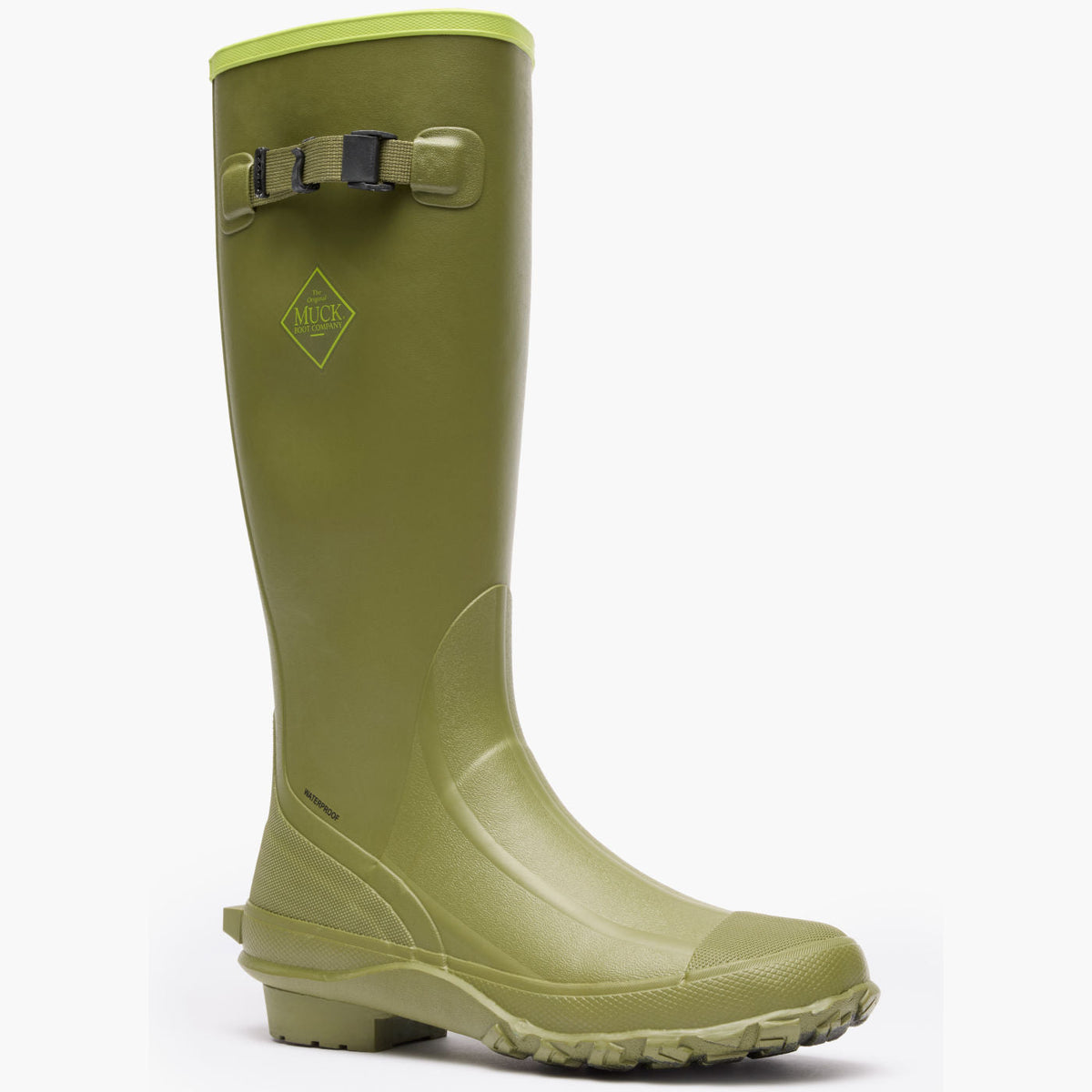 Men's Harvester Tall Rubber Boot - Olive/Lime | Muck Boot Company