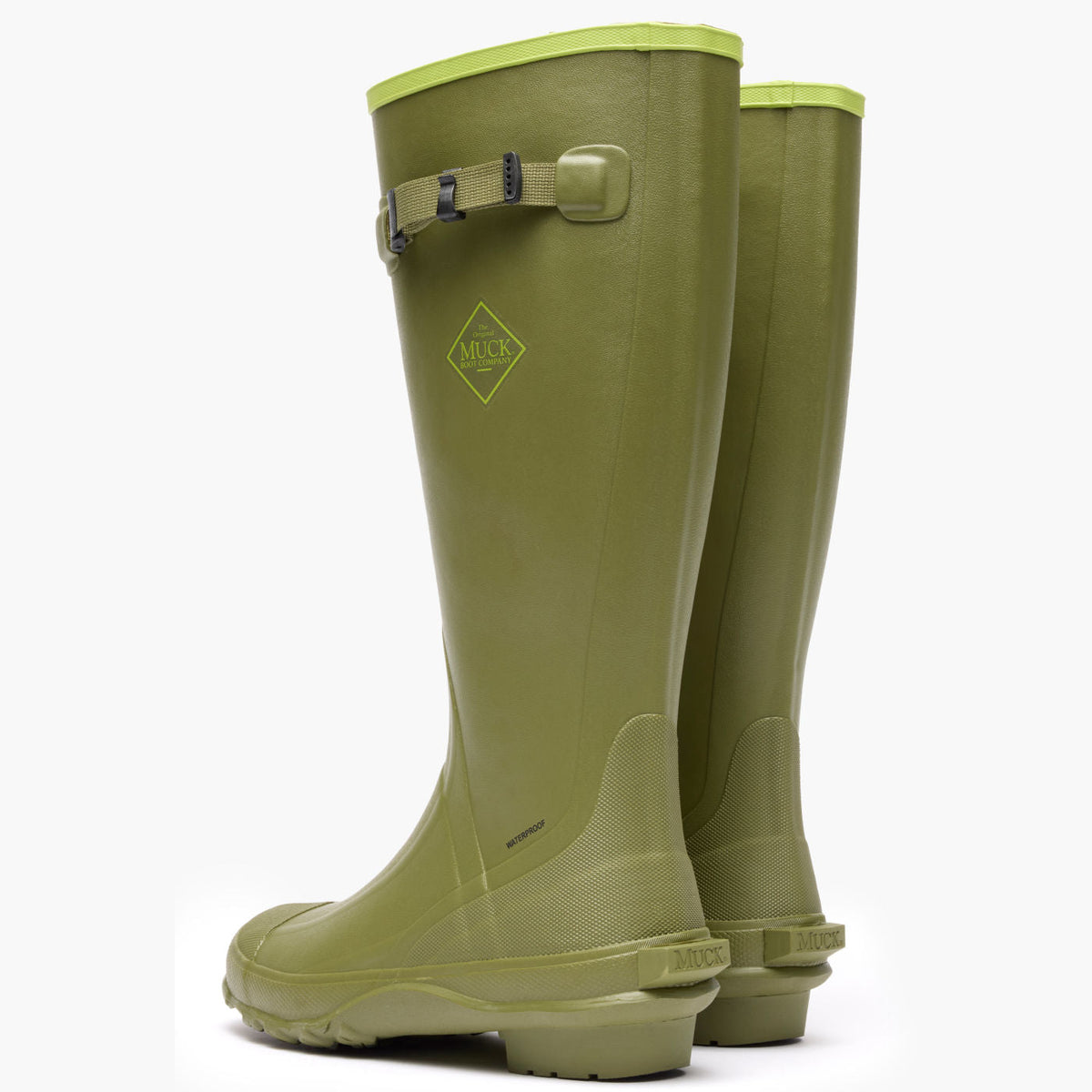 Men's Harvester Tall Rubber Boot - Olive/Lime | Muck Boot Company