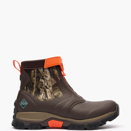 Men's Mossy Oak® Breakup Country™ Apex Mid Zip Ankle Boot - Mossy Oak Country Dna | Muck Boot Company