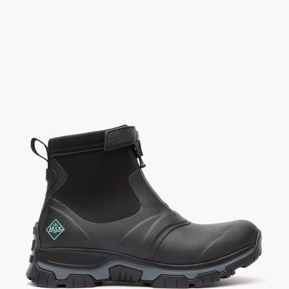 Men's Apex Mid Zip Ankle Boot - Black | Muck Boot Company