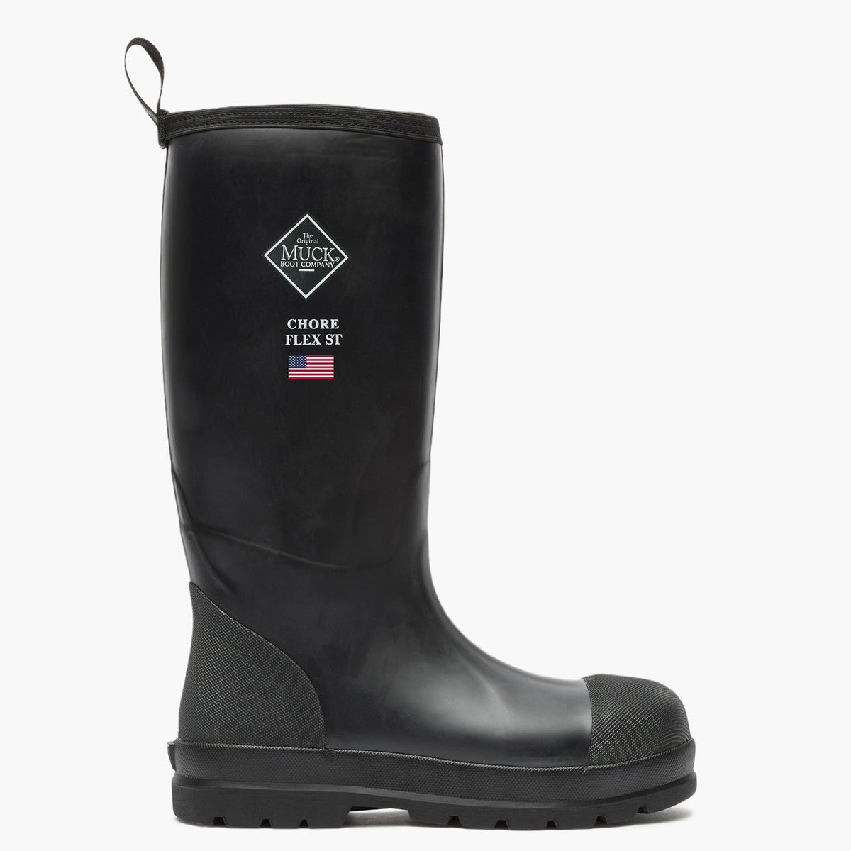 Chore Flex Men's 15" Steel Toe Work Boot - Black | Muck Boot Company