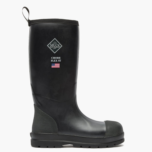 Chore Flex Men's 15" Steel Toe Work Boot - Black | Muck Boot Company