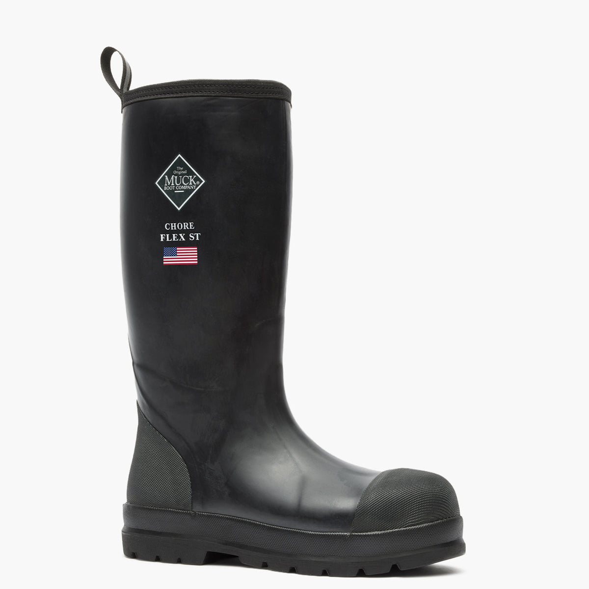 Chore Flex Men's 15" Steel Toe Work Boot - Black | Muck Boot Company