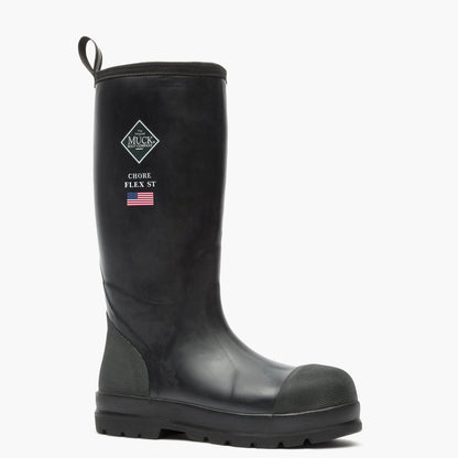 Chore Flex Men's 15" Steel Toe Work Boot - Black | Muck Boot Company