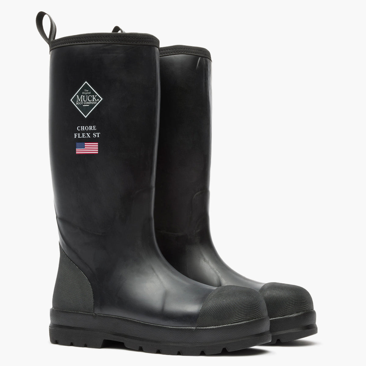 Chore Flex Men's 15" Steel Toe Work Boot - Black | Muck Boot Company