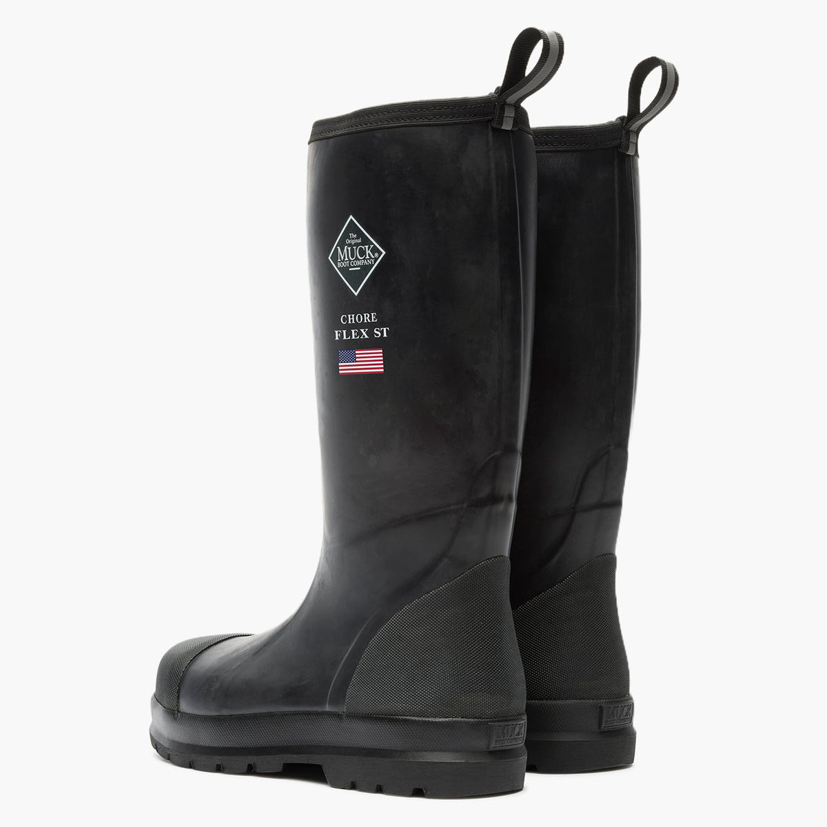 Chore Flex Men's 15" Steel Toe Work Boot - Black | Muck Boot Company