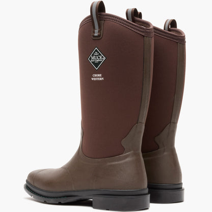 Men's Chore Tall Western Work Boot - Brown | Muck Boot Company