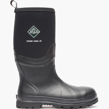 Chore Cool Men's Steel Toe Tall Boot - Black | Muck Boot Company