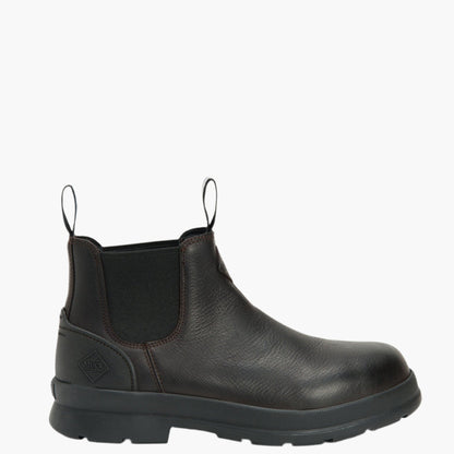 Men's Chore Farm Leather Chelsea Boot - Black Coffee | Muck Boot Company