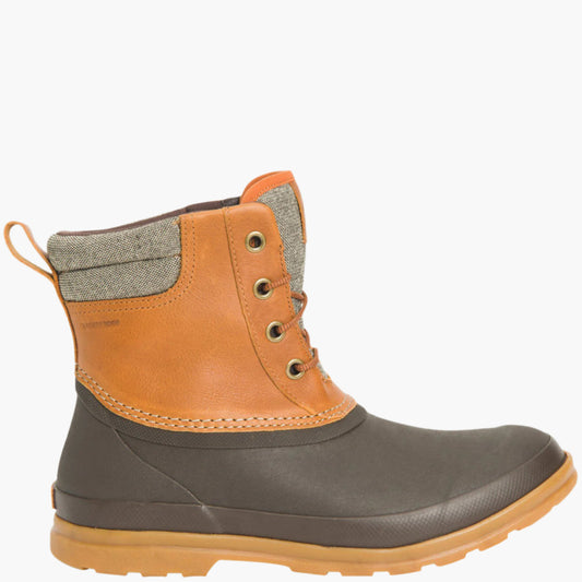Men's Originals Leather Duck Lace Boot - Tan/Dark Brown | Muck Boot Company