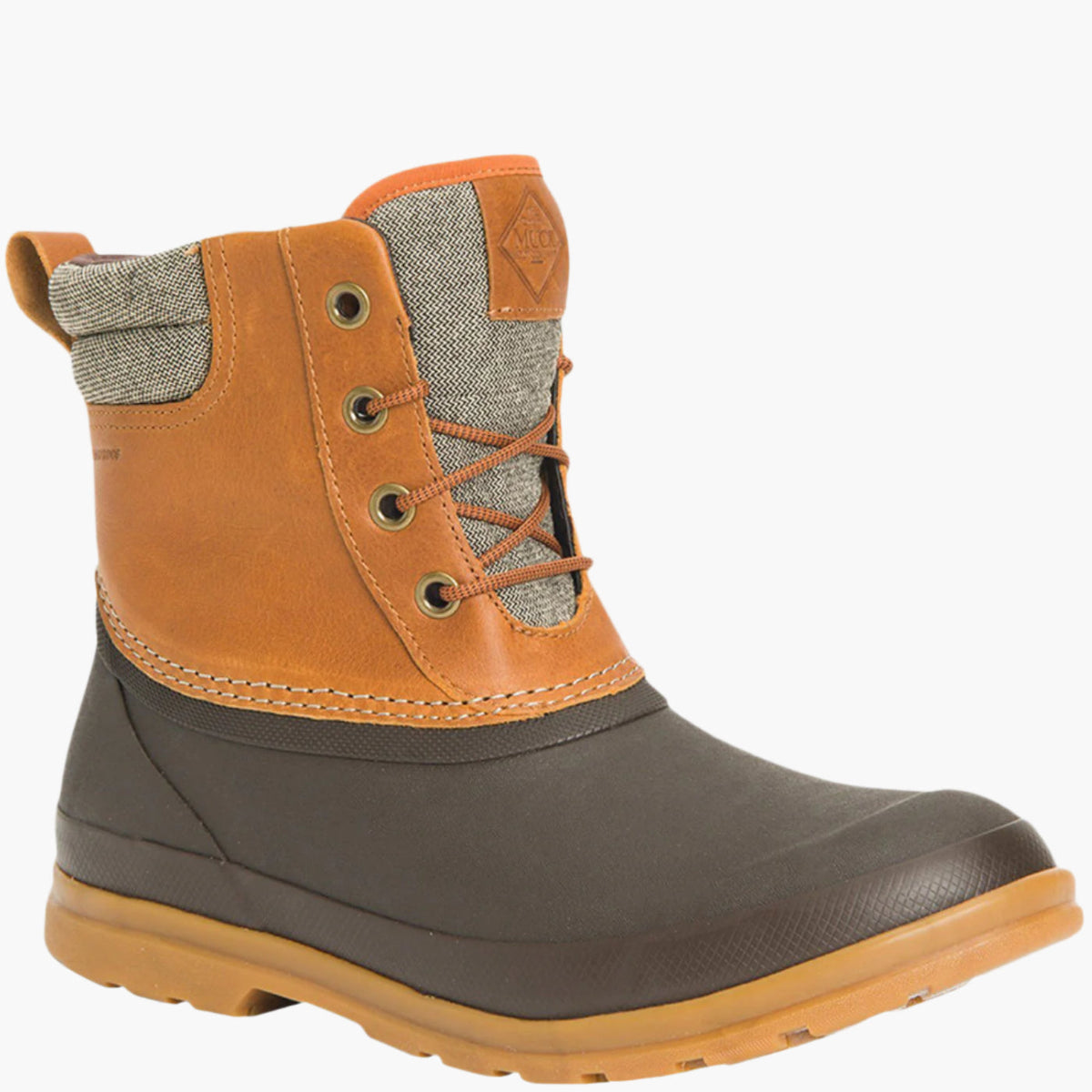 Men's Originals Leather Duck Lace Boot - Tan/Dark Brown | Muck Boot Company