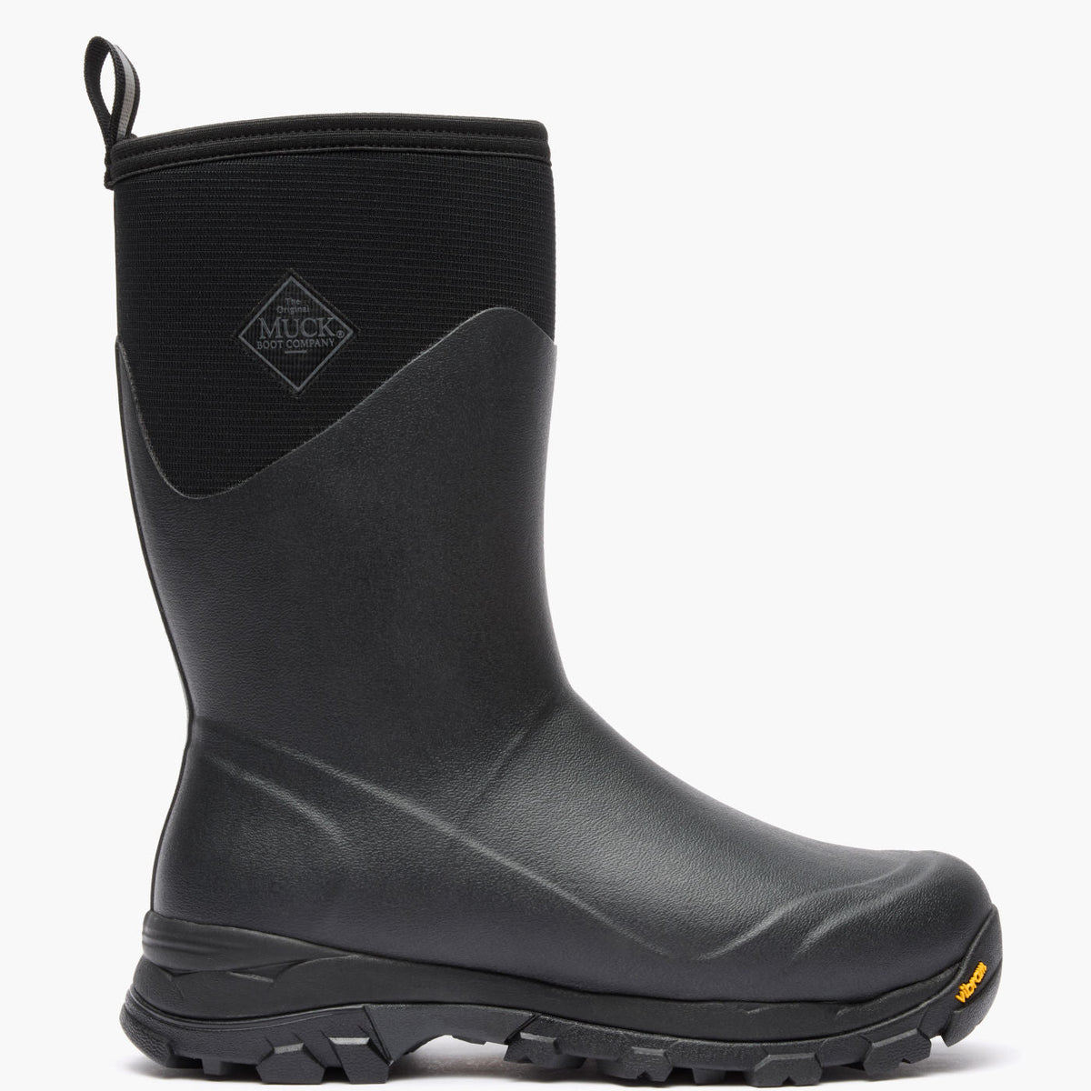 Men's Arctic Ice 12" Insulated Mid Boot + Vibram Arctic Grip A.T. - Black | Muck Boot Company