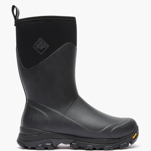 Men's Arctic Ice 12" Insulated Mid Boot + Vibram Arctic Grip A.T. - Black | Muck Boot Company