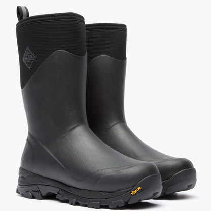 Men's Arctic Ice 12" Insulated Mid Boot + Vibram Arctic Grip A.T. - Black | Muck Boot Company