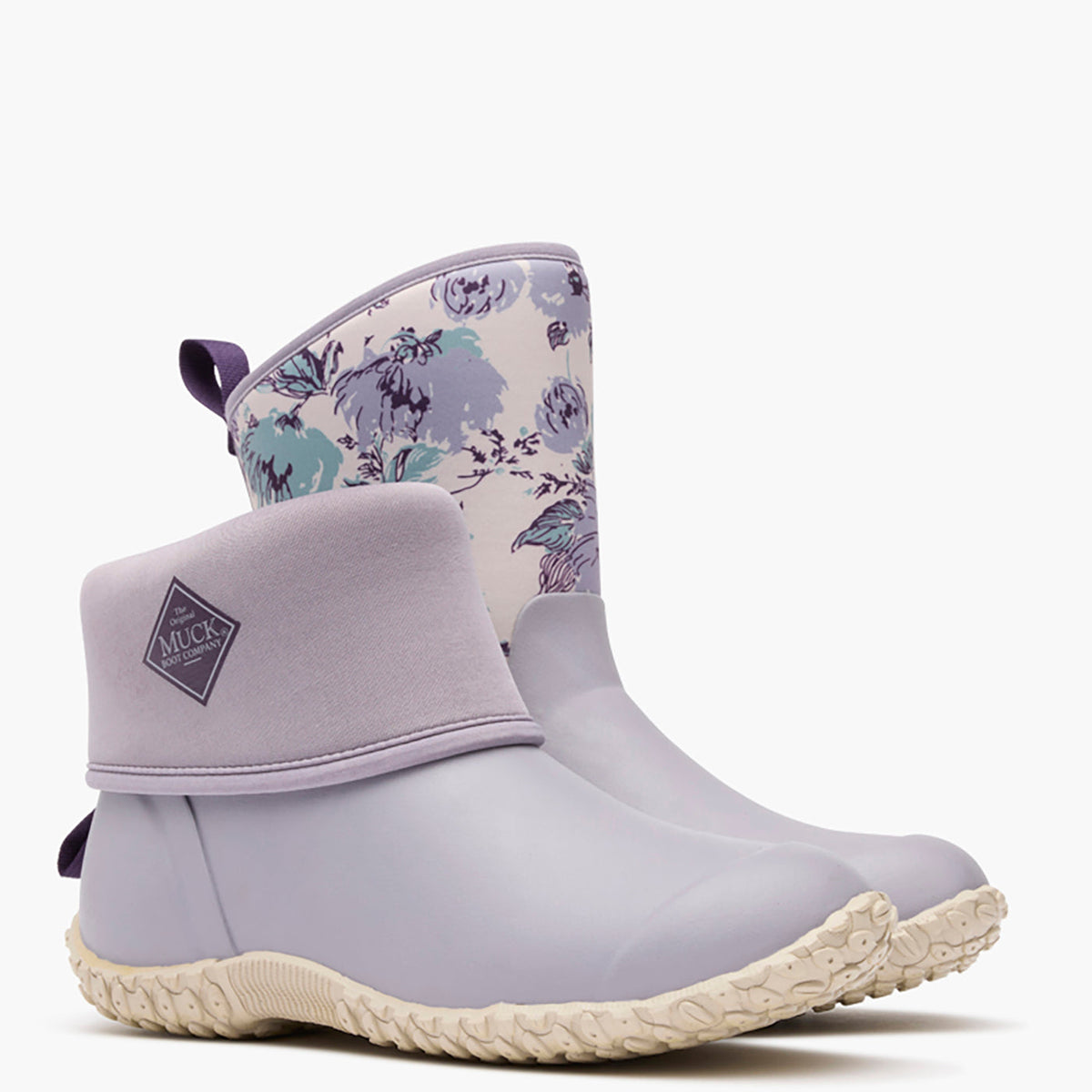 Muckster II Women's Mid Boot - Minimal Gray/Floral | Muck Boot Company