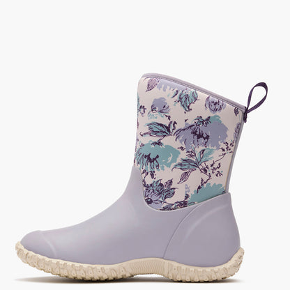 Muckster II Women's Mid Boot - Minimal Gray/Floral | Muck Boot Company