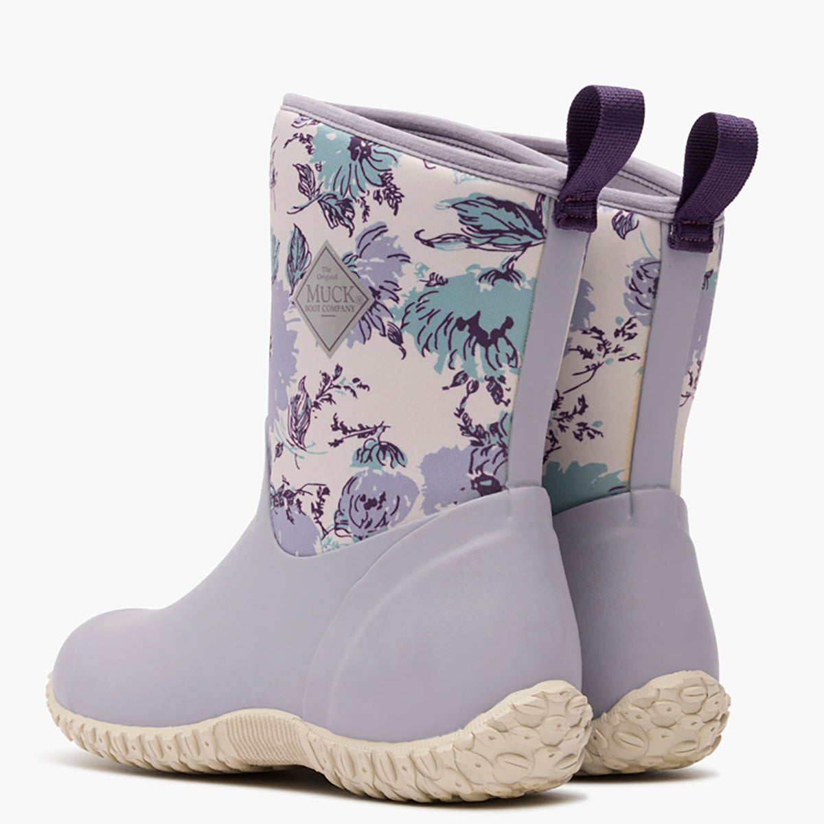 Muckster II Women's Mid Boot - Minimal Gray/Floral | Muck Boot Company