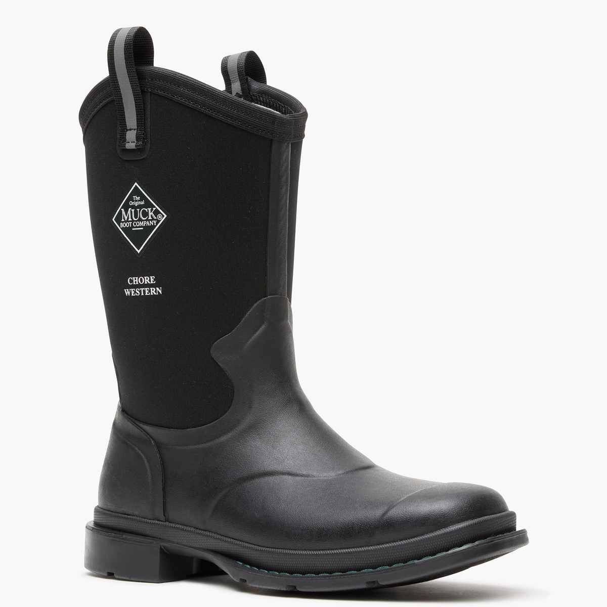 Women's Chore Western 12" Mid Boot - Black | Muck Boot Company