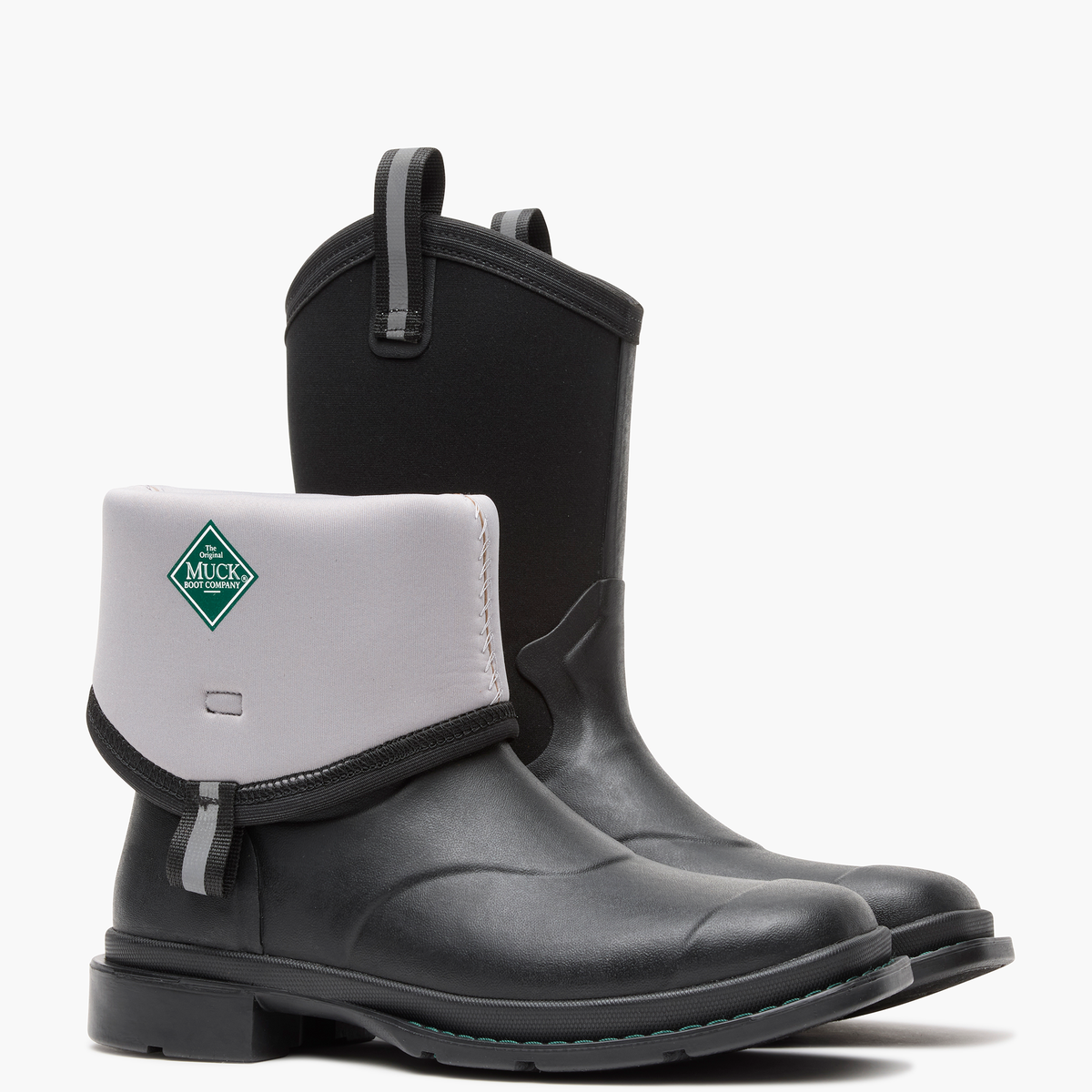 Women's Chore Western 12" Mid Boot - Black | Muck Boot Company