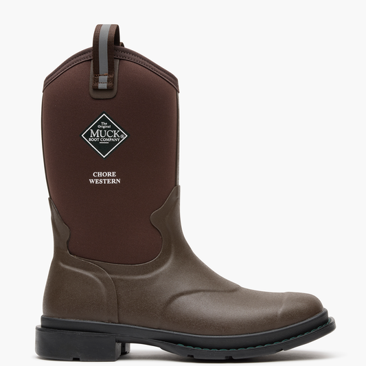 Women's Chore Western 12" Mid Boot - Brown | Muck Boot Company