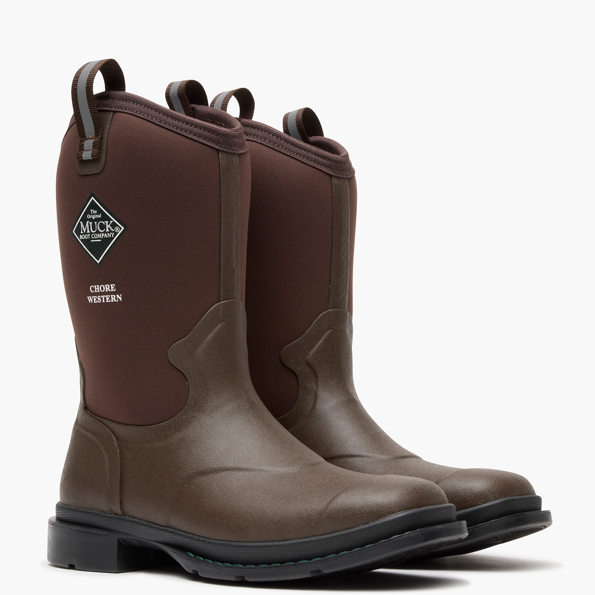 Women's Chore Western 12" Mid Boot - Brown | Muck Boot Company