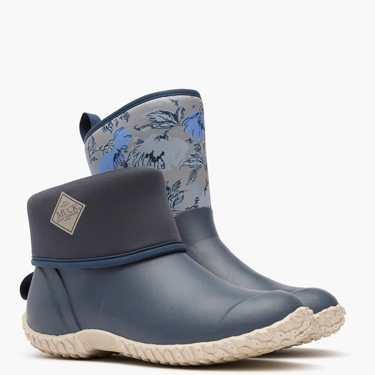 Muckster II Women's Mid Boot - India Ink/Floral | Muck Boot Company