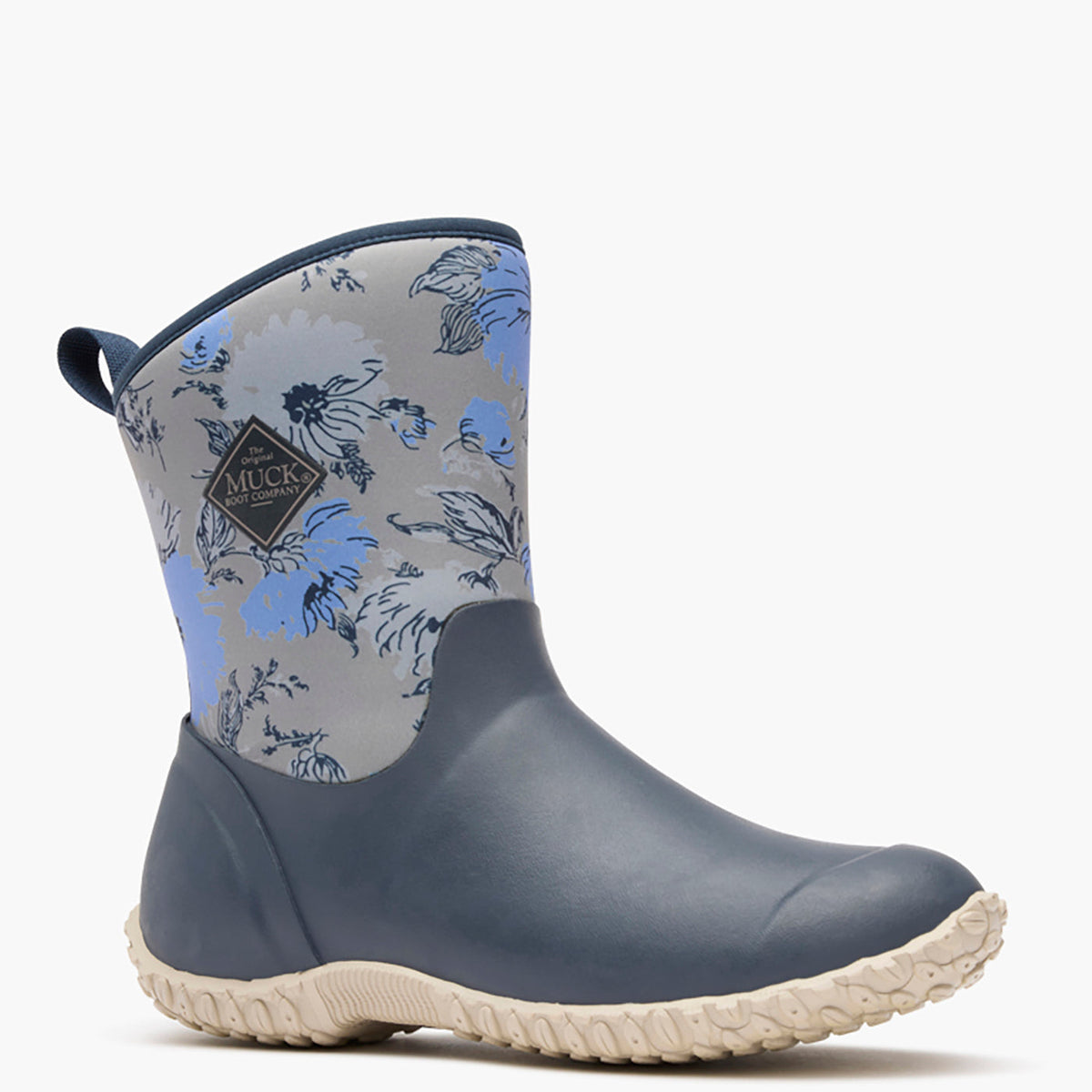 Muckster II Women's Mid Boot - India Ink/Floral | Muck Boot Company