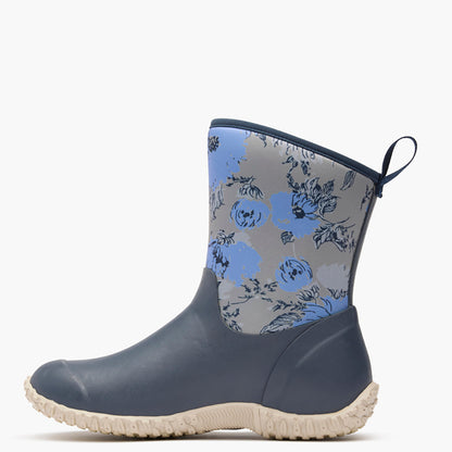 Muckster II Women's Mid Boot - India Ink/Floral | Muck Boot Company